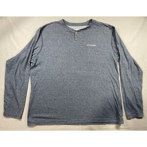 Columbia Omni-Wick Men’s Grey Long Sleeve Crew Neck Pullover Outdoor Shirt XL